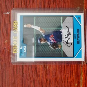 Jason Heyward signed Rookie card